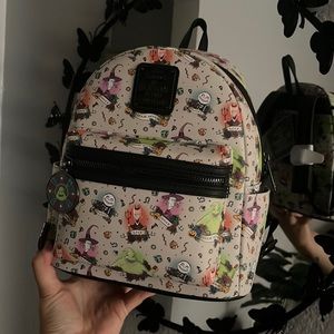 Loungefly Nightmare Before Christmas Glow in the Dark All over Print